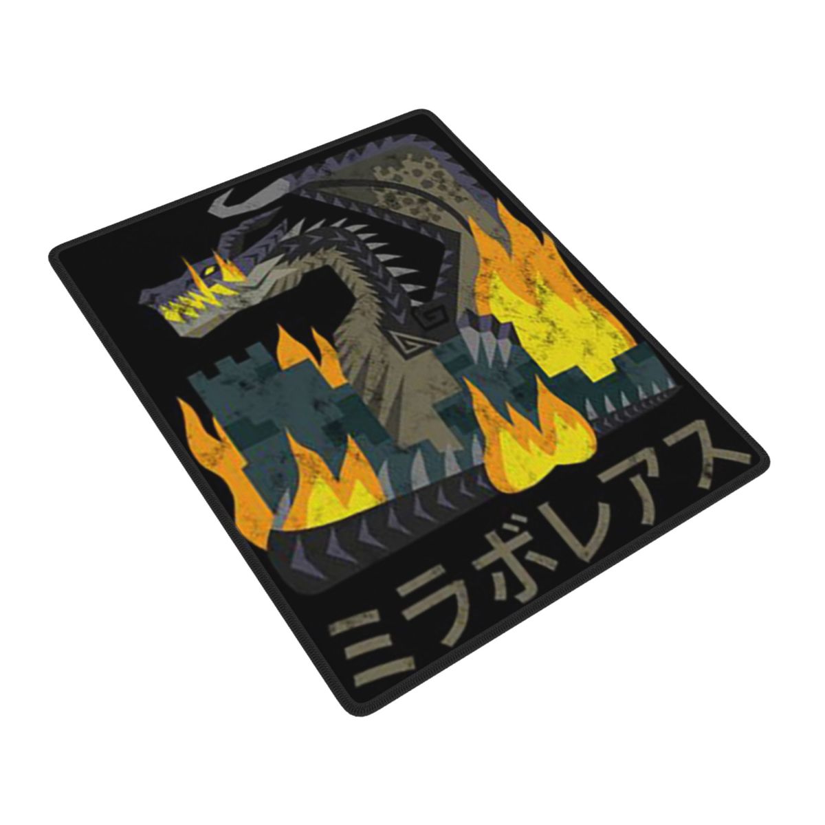 Pc Gaming Icon - มอนสเตอร์ฮันเตอร์เวิลด์ ไอซ์บอร์น นาร์กาคูกะ ไอคอนคันจิ แผ่นรองเมาส์ แผ่นรองสำหรับเกมเมอร์