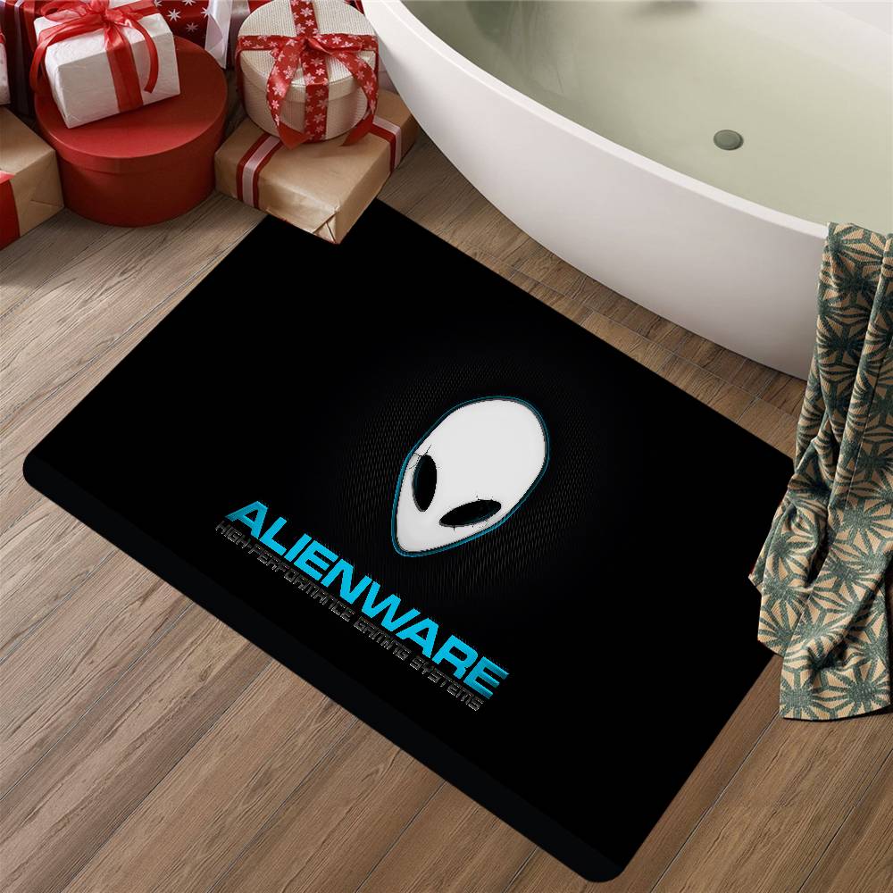 Pc Gaming Dell - พรมปูพื้น Dell Alienware ลายแอนิเมชันสำหรับเกมพีซี ปูทางเดิน ซักได้