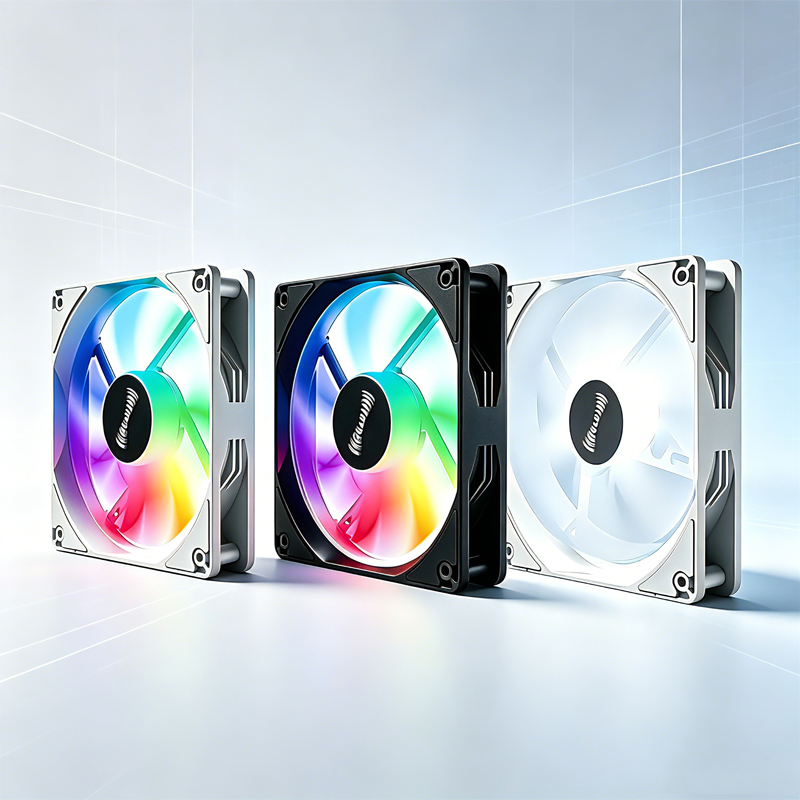 Argb Case Fan - พัดลมเคสคอมพิวเตอร์ขนาด 120 มม. 12V RGB พร้อมเอฟเฟกต์แสงสะท้อนแบบวนรอบ