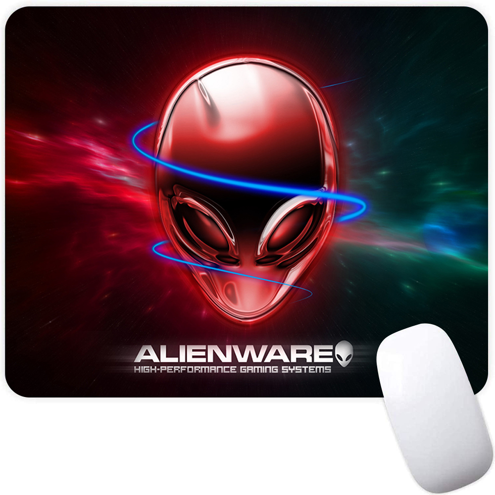 Pc Gaming Dell - Dell Alienware แผ่นรองเมาส์สําหรับเล่นเกมขนาดเล็ก แผ่นรองเมาส์คอมพิวเตอร์ PC Gamer