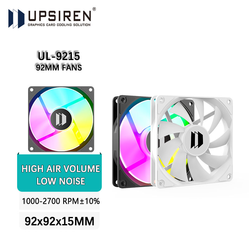 Argb Case Fan - UPSIREN UL-9215 9.2 ซม.Ultra-บางพัดลมแบริ่งไฮดรอลิก 92 มม.พัดลมแชสซี