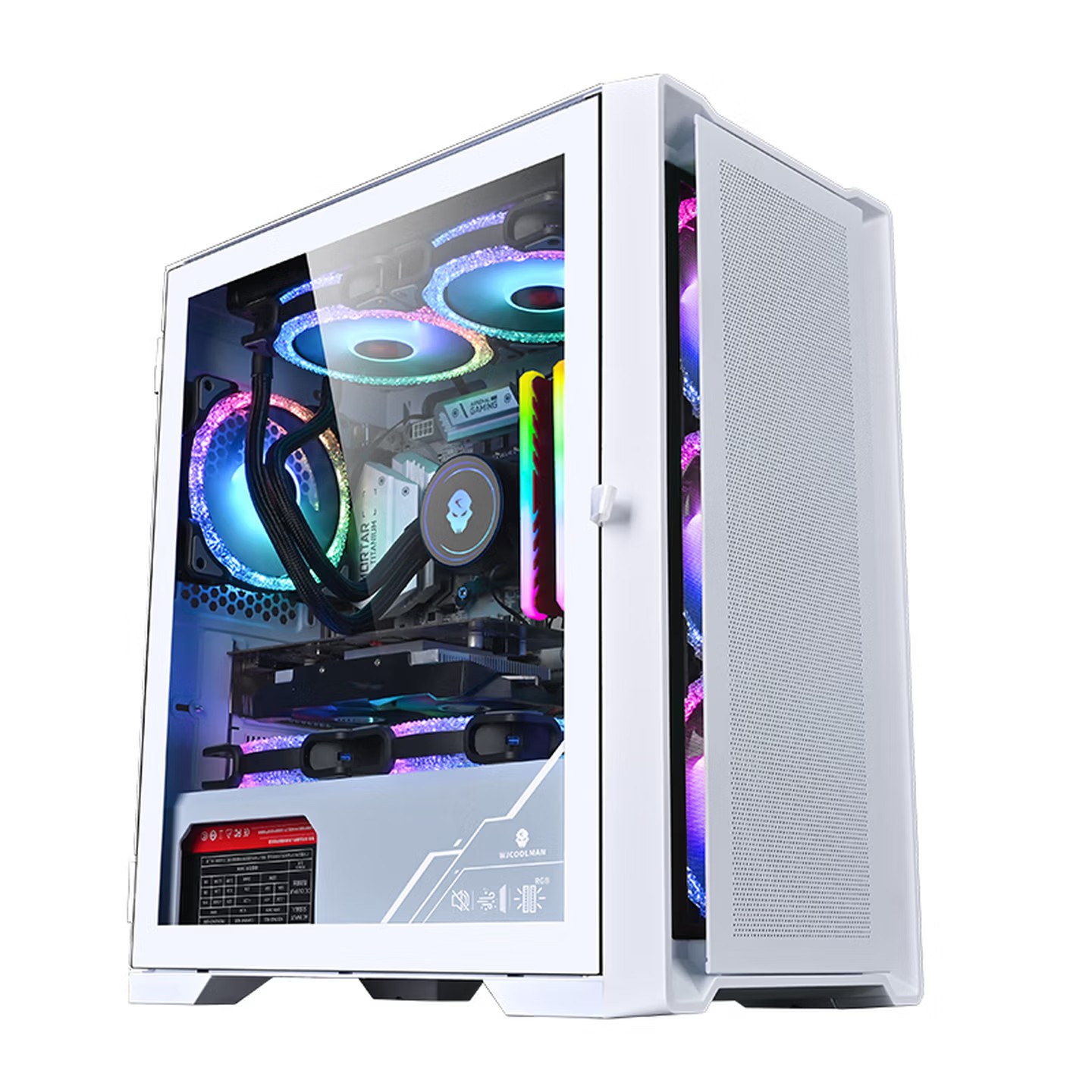เคสคอมพิวเตอร์ WJCOOLMAN ป้องก - Pc Gaming Dell บทวิจารณ์และราคา