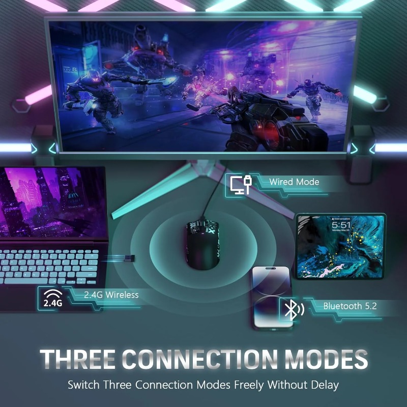 เมาส์เกมมิ่งไร้สาย ATTACK SHAR - Pc Gaming X3D บทวิจารณ์และราคา