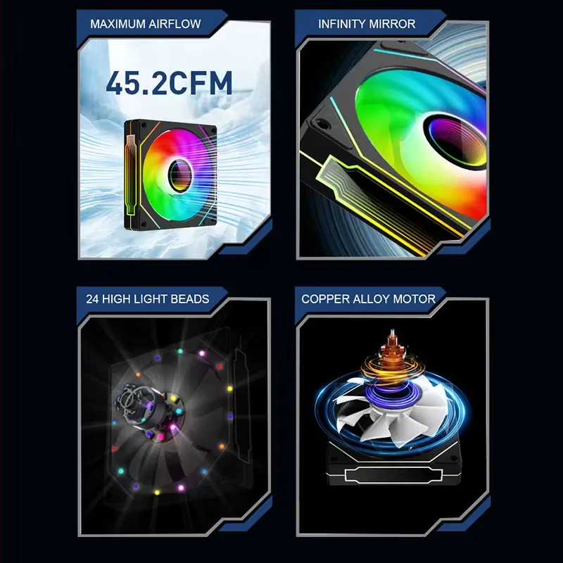 พัดลมเคส PRISM 4 PRO ขนาด 120  - Argb Case Fan บทวิจารณ์และราคา