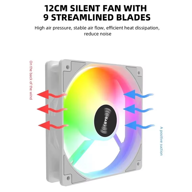 พัดลมเคสคอมพิวเตอร์ขนาด 120 มม - Argb Case Fan บทวิจารณ์และราคา