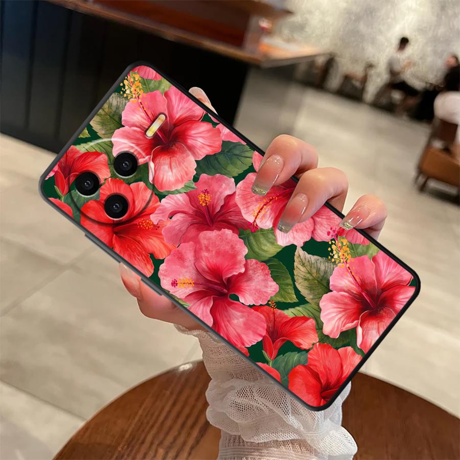เคสลายดอกไม้สีชมพูสำหรับ Xiaom - Pc Gaming Xiaomi บทวิจารณ์และราคา