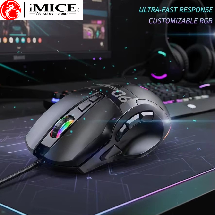 เมาส์เกมมิ่งแบบมีสาย พร้อมไฟ R - Pc Gaming X3D บทวิจารณ์และราคา