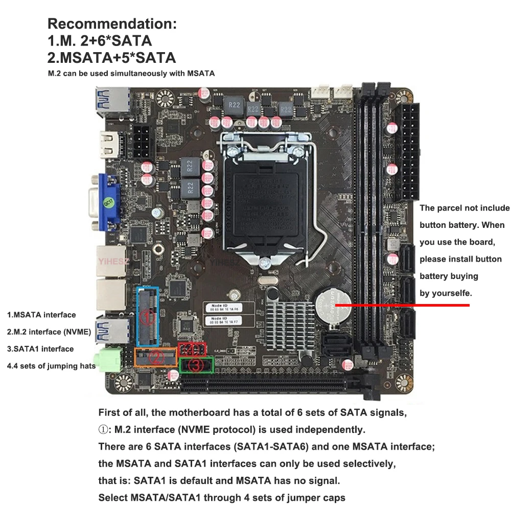 B365 มินิ-ITX เมนบอร์ด LGA 115 - Pc Gaming Core I7 บทวิจารณ์และราคา