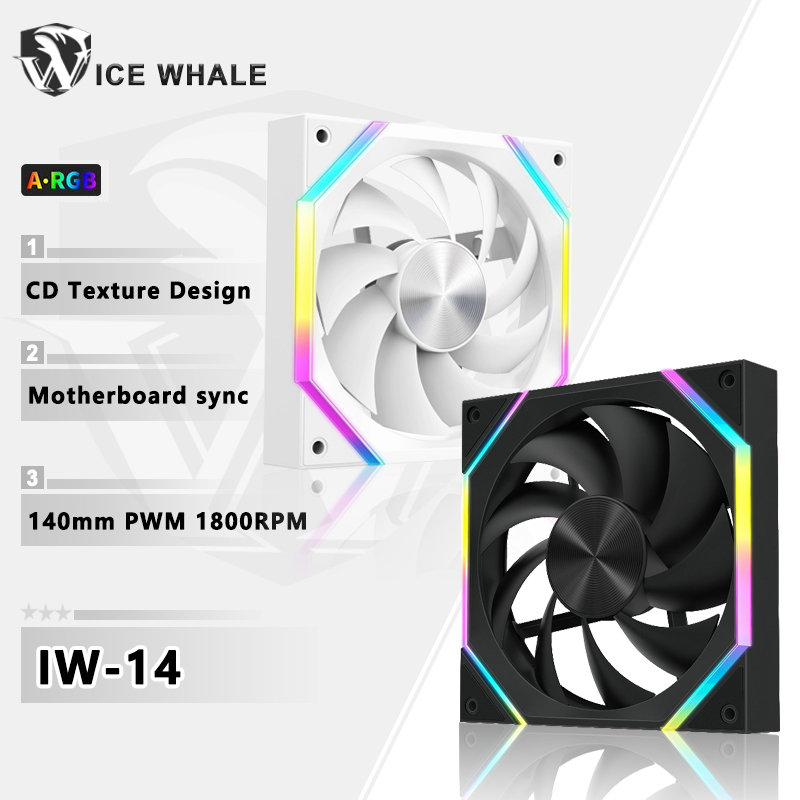 ICE Whale IW-14 คอมพิวเตอร์แชส - Argb Case Fan บทวิจารณ์และราคา