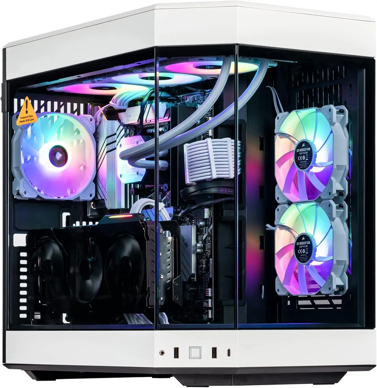 Velztorm White Praetix คอมพิวเ - Pc Gaming I9 Rtx 5090 บทวิจารณ์และราคา
