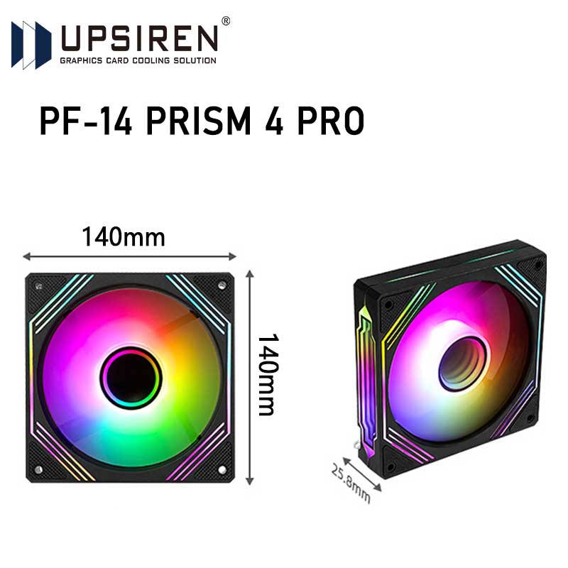 UPSIREN PF-14 PRISM 4PRO คอมพิ - Argb Case Fan บทวิจารณ์และราคา